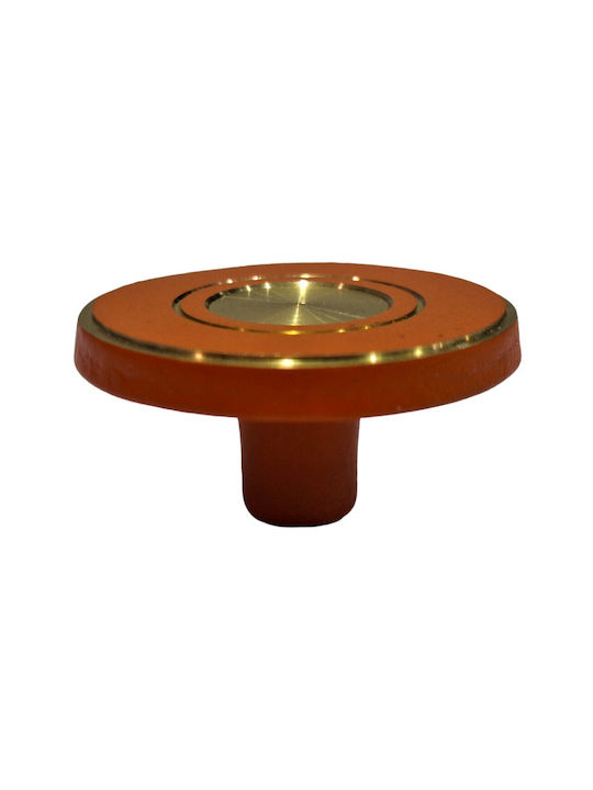 Italienisches Messing Möbelknopf Euro-fer 11040-brz2 Gold-Orange Durchmesser 25