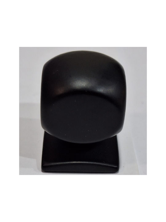 Italian Brass Furniture Knob Omp Porro 11418-000-20a1 Matte Black Diameter 25