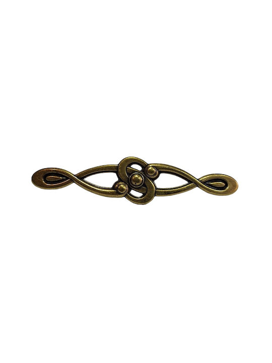 Italian Furniture Handle Euro-fer 0193-brz1 Bronze Diameter 12.8cm