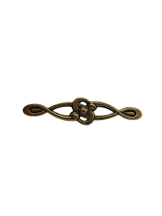 Italian Furniture Handle Euro-fer 0193-brz1 Bronze Diameter 12.8cm