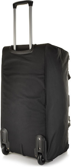 Diplomat Atlanta Sack Voyage 89lt Black with Wheels Fabric L72xW32xH34cm