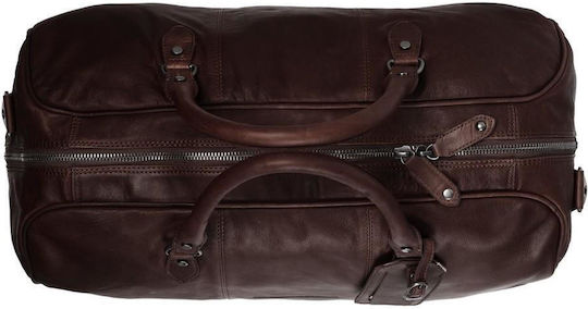 The Chesterfield Brand William Sack Voyage 43lt Brown made of Leather L53xW27xH28cm