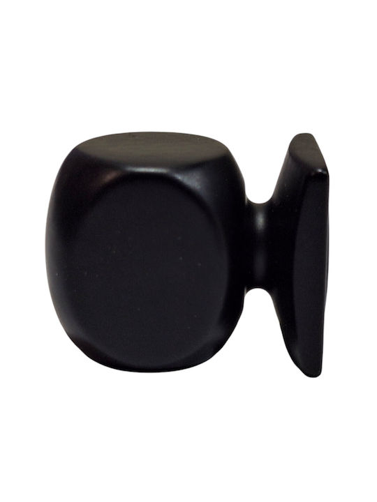 Italian Brass Furniture Knob Omp Porro 11418-000-20a1 Matte Black Diameter 25