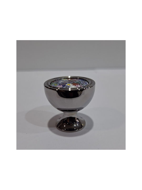 Crystal Handmade Italian Furniture Knob Omp Porro 11421-oro1 Dia 27 Chrome Glossy Mourano