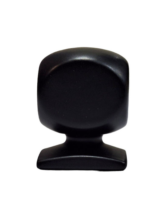 Italian Brass Furniture Knob Omp Porro 11418-000-20a1 Matte Black Diameter 25