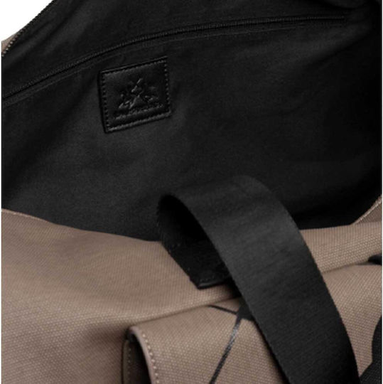 La Martina Sack Voyage Brown Fabric