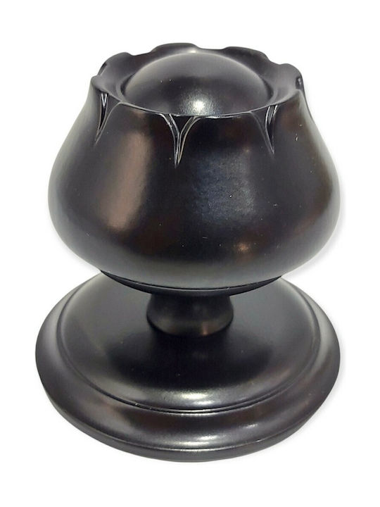 Spanish Brass Front Door Knob Mein 9274-may Black Matte Dimensions 83×83×80 Mm
