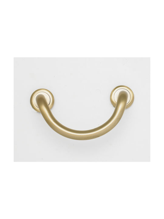 Mânere Ușă Nestori 0625-20a1 Auriu Mat-satin Dimensiune 17,0cm