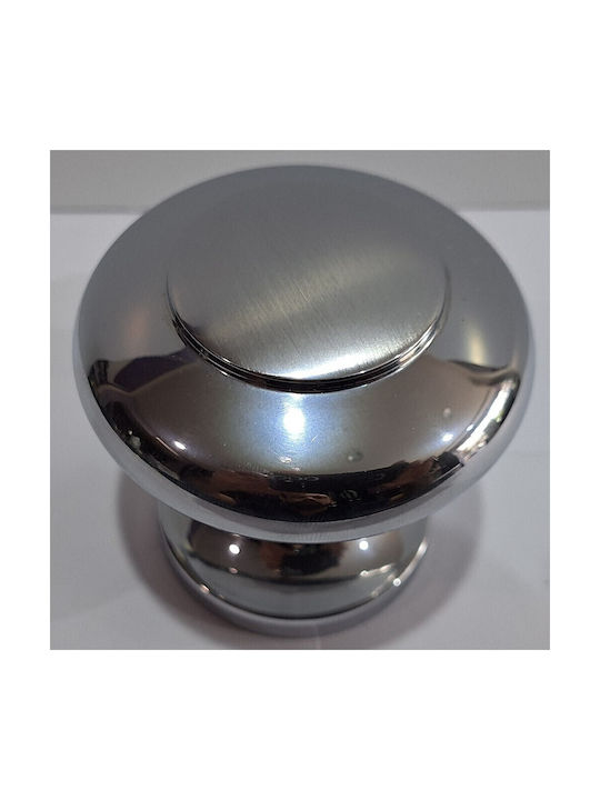 Regutti 4889-000-ινο Italian Brass Front Door Knob Dual Color Dimensions 72 × 72 × 75 Mm