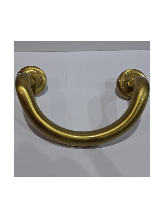 Mânere Ușă Nestori 0625-20a1 Auriu Mat-satin Dimensiune 17,0cm