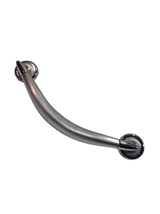 Italienische Messing Türgriff Fba 0454-2600-10c21 Chrom-Chrom Glänzend Maße 26,0cm