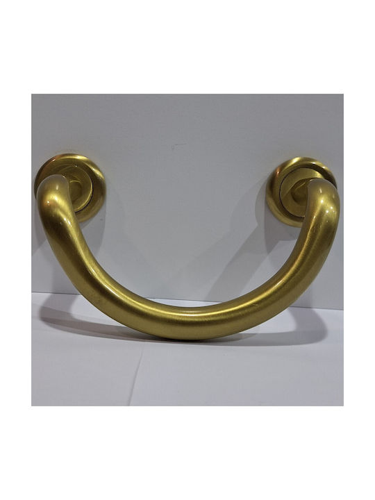 Mânere Ușă Nestori 0625-20a1 Auriu Mat-satin Dimensiune 17,0cm