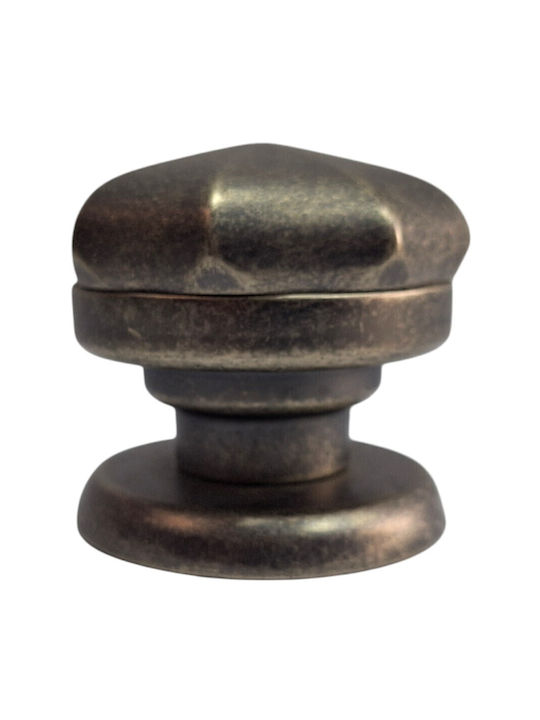 Nestori 0800-fer1 Italian Brass Front Door Lever Vintage Silver Dimensions 70 × 70 × 67 Mm