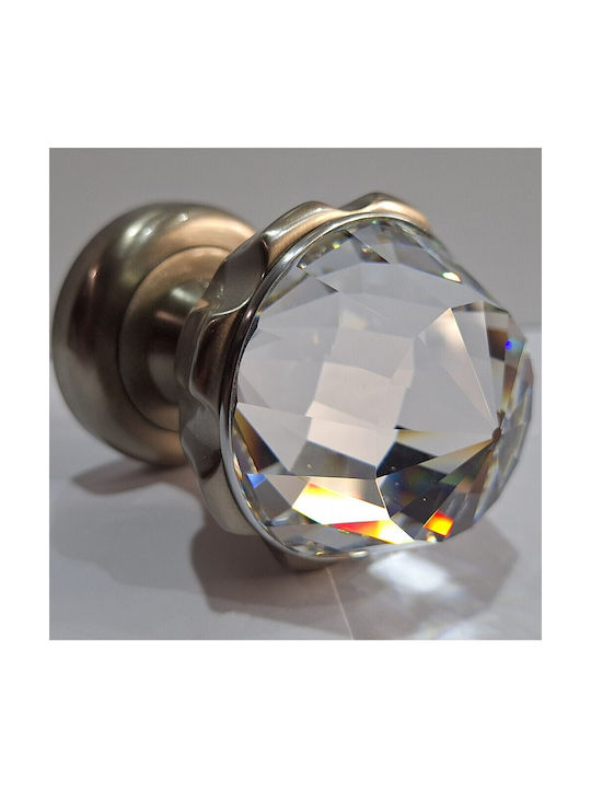Spanish Brass Knob Mestre 4882-swa1 Swarovski Crystal