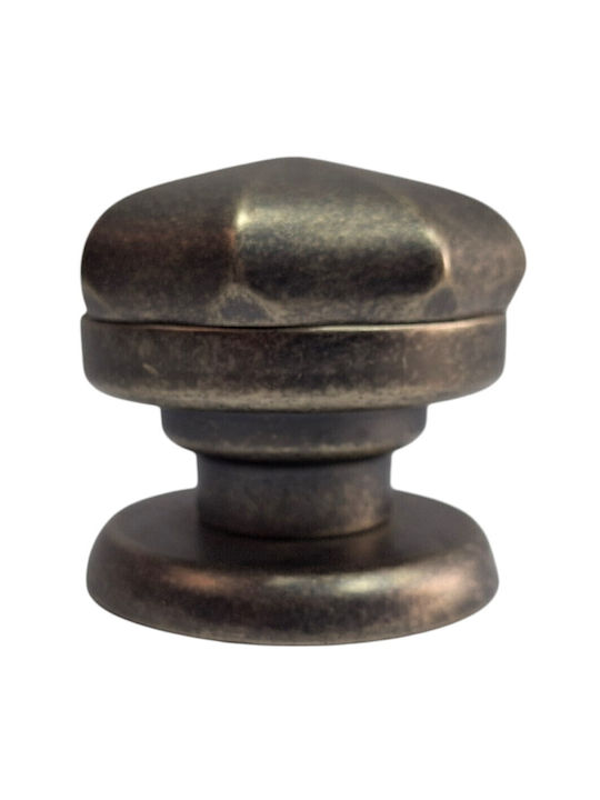 Nestori 0800-fer1 Italian Brass Front Door Lever Vintage Silver Dimensions 70 × 70 × 67 Mm