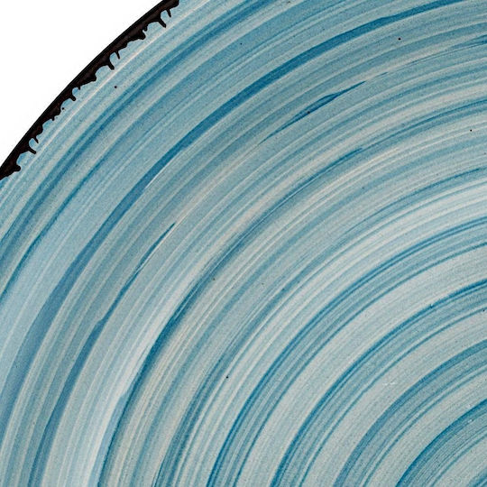 Nava Lines Faded Blue Πιάτο Ρηχό Κεραμικό Faded Blue με Διάμετρο 27cm