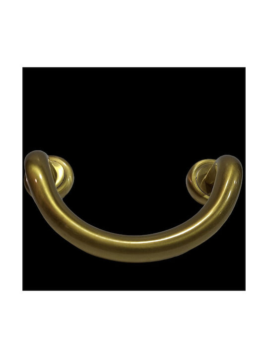 Mânere Ușă Nestori 0625-20a1 Auriu Mat-satin Dimensiune 17,0cm
