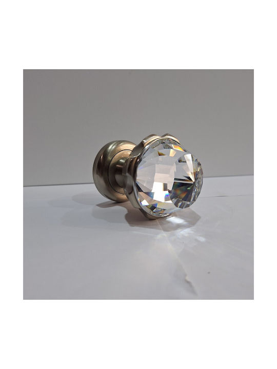 Spanish Brass Knob Mestre 4882-swa1 Swarovski Crystal
