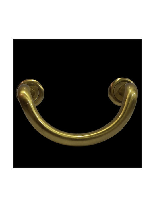 Mânere Ușă Nestori 0625-20a1 Auriu Mat-satin Dimensiune 17,0cm