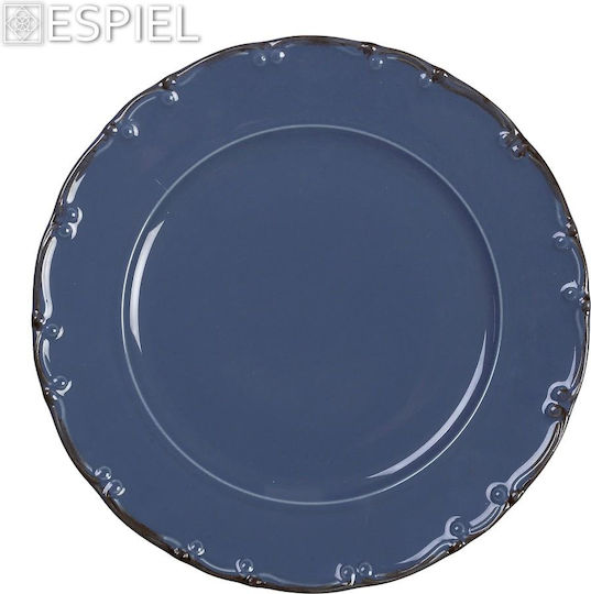 Espiel Liana Πιάτο Ρηχό Γαλάζιο με Διάμετρο 27cm Espiel Liana Πιάτο Ρηχό Γαλάζιο με Διάμετρο 27cm