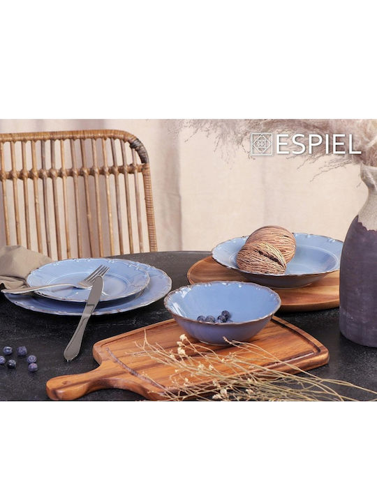 Espiel Liana Farfurie joasă Light Blue cu Diametru 27cm