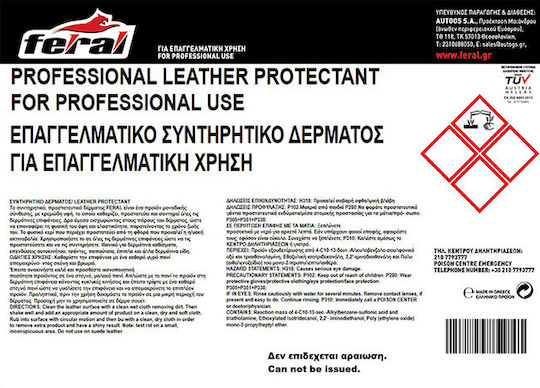 Feral Υγρό Προστασίας για Δερμάτινα Μέρη Αυτοκινήτου 200lt