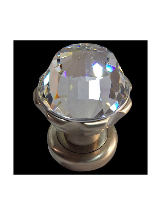 Spanish Brass Knob Mestre 4882-swa1 Swarovski Crystal