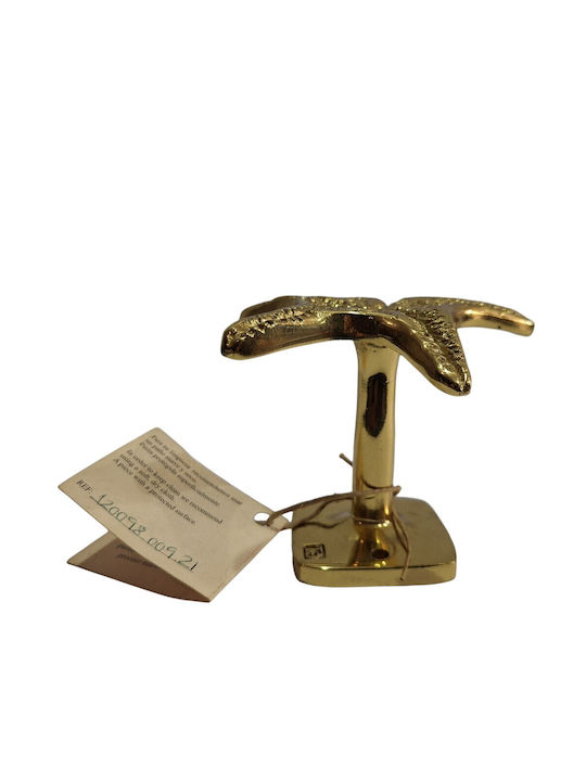 Handgefertigter Kupfer Spanischer Türknopf Coba 4885-Gold Hochglanz Maße 90 × 90 × 75 Mm