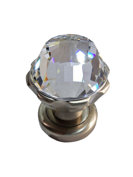 Spanish Brass Knob Mestre 4882-swa1 Swarovski Crystal