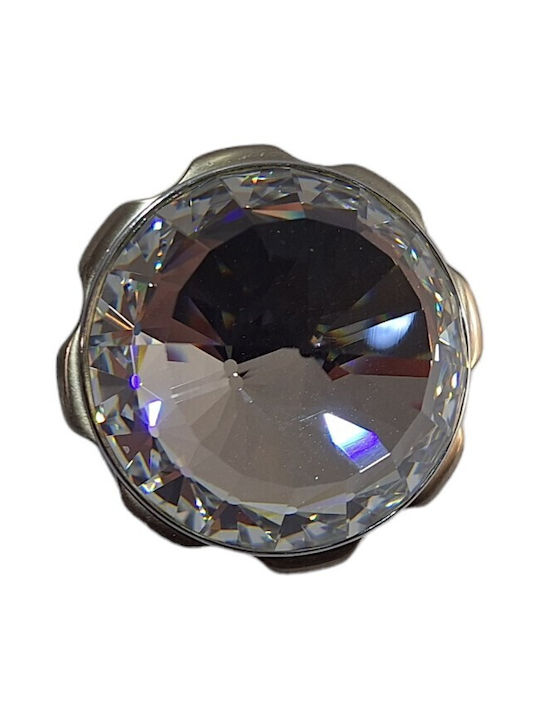 Spanish Brass Knob Mestre 4882-swa1 Swarovski Crystal