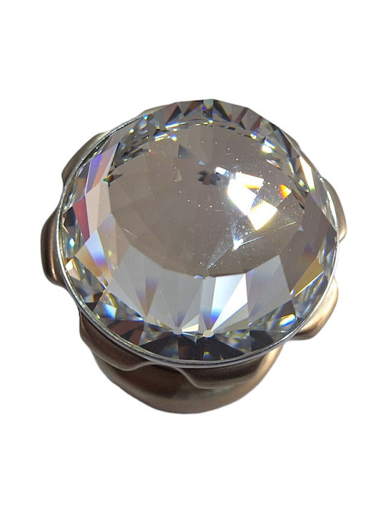 Spanish Brass Knob Mestre 4882-swa1 Swarovski Crystal