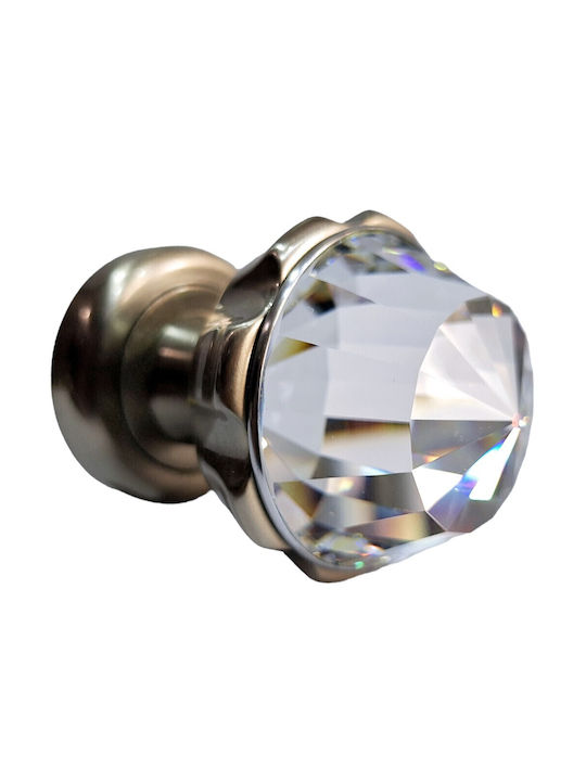 Spanish Brass Knob Mestre 4882-swa1 Swarovski Crystal