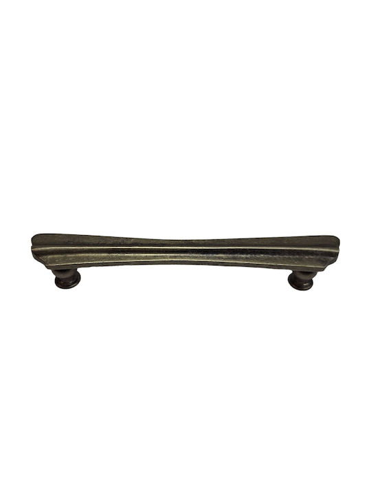 Spanish Brass Front Door Handle Mestre 9271-200-arg1 Aged Silver Size 20.0cm