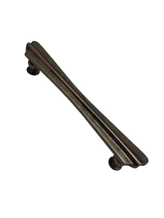 Spanish Brass Front Door Handle Mestre 9271-200-arg1 Aged Silver Size 20.0cm