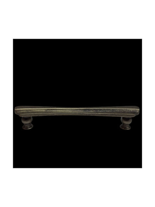 Spanish Brass Front Door Handle Mestre 9271-200-arg1 Aged Silver Size 20.0cm