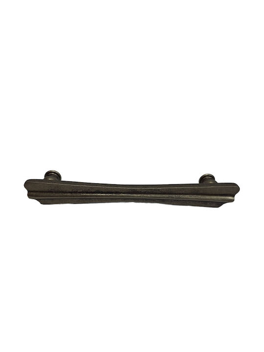 Spanish Brass Front Door Handle Mestre 9271-200-arg1 Aged Silver Size 20.0cm