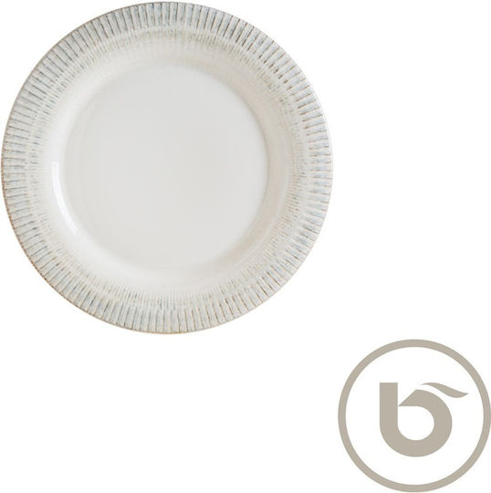 Bonna Plate Shallow made of Porcelain White with Diameter 22cm 12pcs