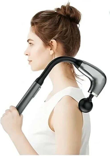 Gun Massage for the Back with Vibration Black