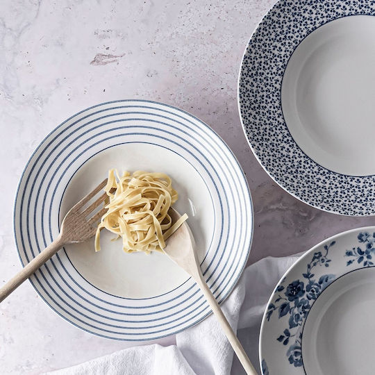 Laura Ashley Plate Pasta made of Porcelain White with Diameter 27.5cm