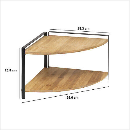 5Five Tabletop Simply Smart Metal Stand 29.6x29.3x29.7cm Black