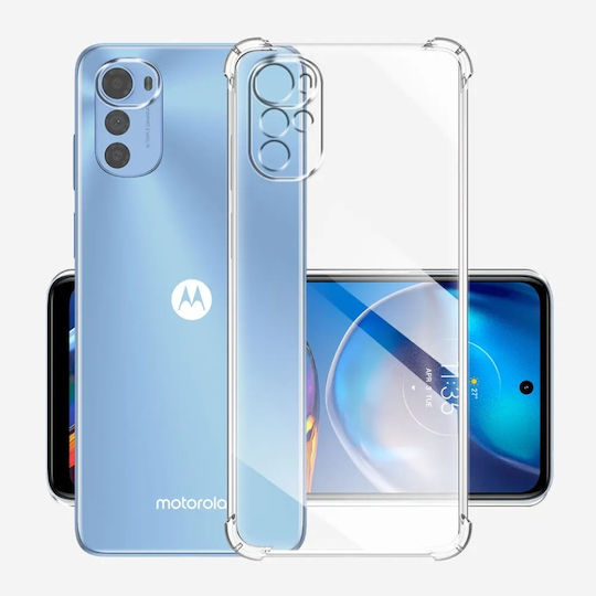 Umschlag Rückseite Silikon Transparent (Moto G22)