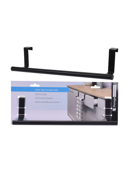 Kitchen Hanger Inox 36.5x10x8cm Black