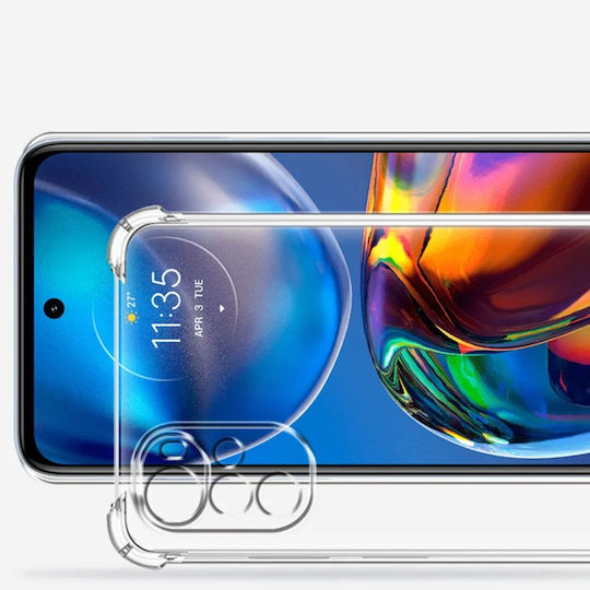 Umschlag Rückseite Silikon Transparent (Moto G22)