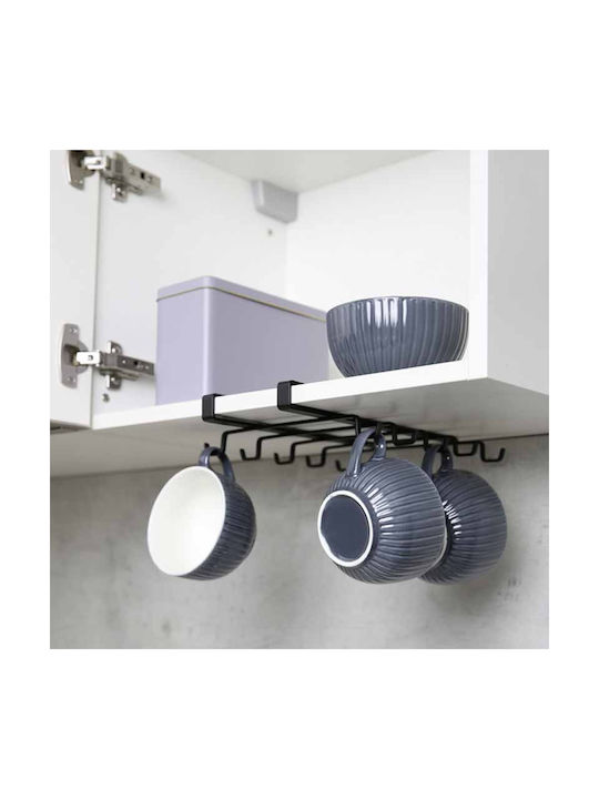 Wenko Βάση για Κούπες Klea Μεταλλική 28x22.5x5εκ. 2τμχ Μαύρη