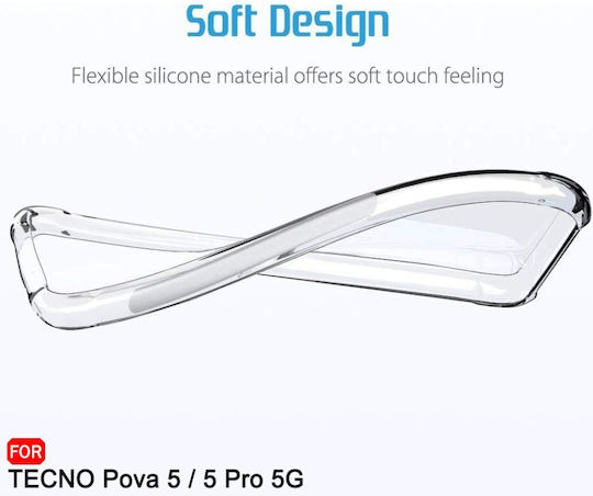 Back Cover Σιλικόνης Διάφανο (Realme 5 Pro)