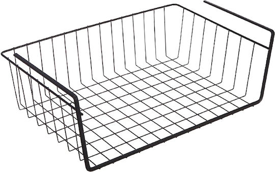 Metaltex Κρεμαστό Ράφι Lava Therm Kanguro Μεταλλικό 40x26x14εκ. Μαύρο