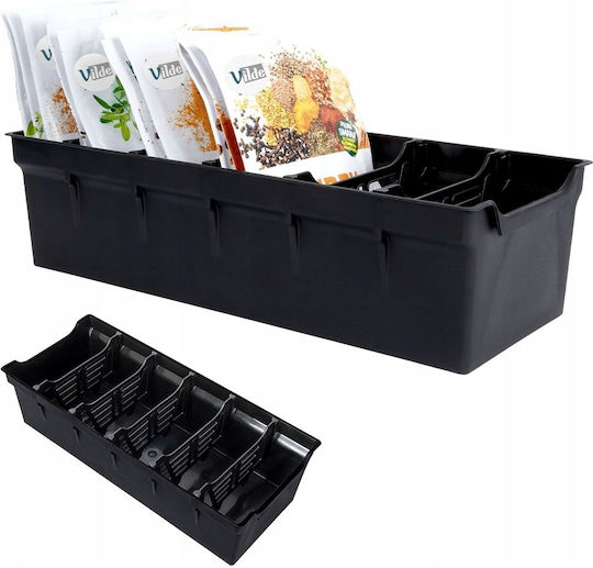 Vilde Tabletop Plastic Stand 30x13x8cm Black