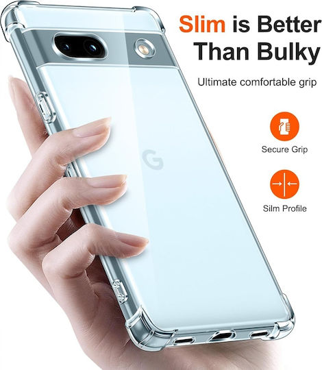Back Cover Σιλικόνης Διάφανο (Google Pixel 7a)