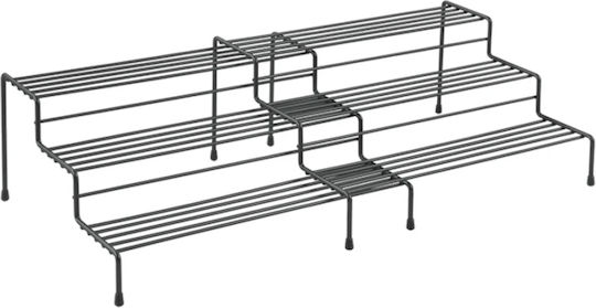 Metaltex Tischbasis Lava X-Tend Metallisch 55x23x13cm 2 Stück Schwarz