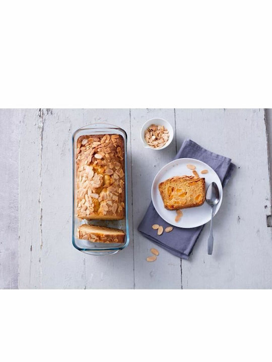 Pyrex Φόρμα Ζαχαροπλαστικής για Κέικ Ορθογώνια Γυάλινη 28x12εκ.